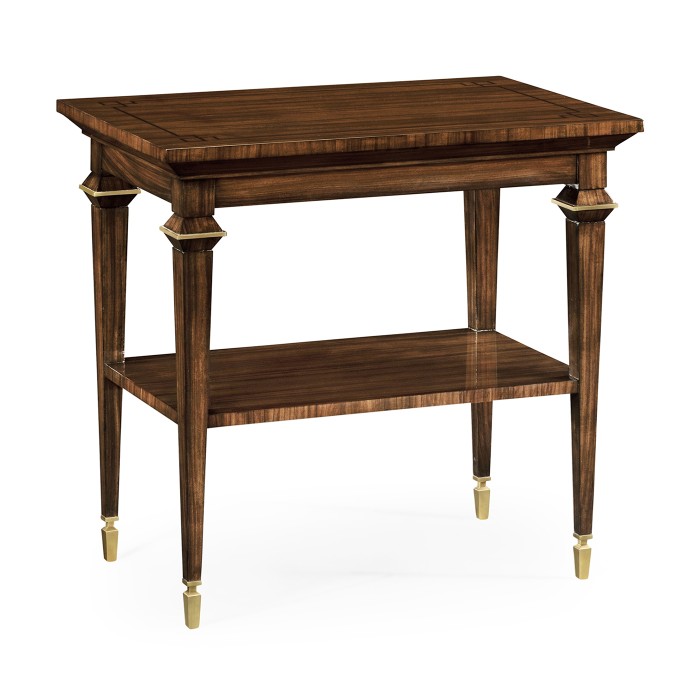 Rectangular end table