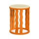 Persimmon Side Table with Reversible Top