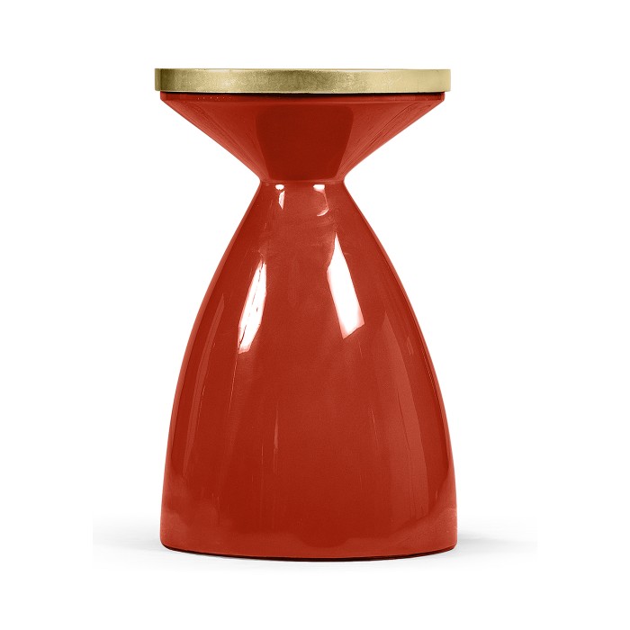 Round Emperor Red & Charcoal Wine Table