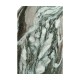 Round Faux Black & Grey Marble Wine Table