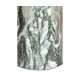 Round Faux Black & Grey Marble Wine Table