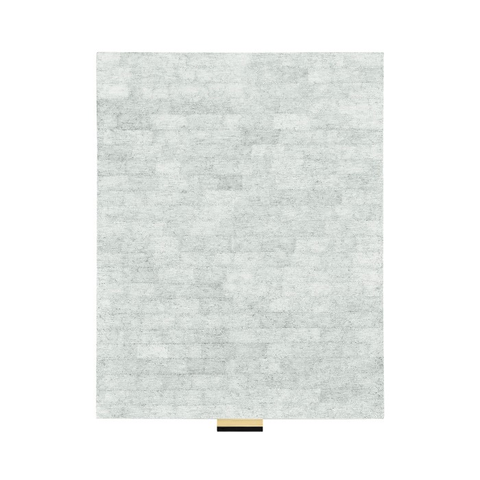 White Smoke Eggshell End Table with Drawer