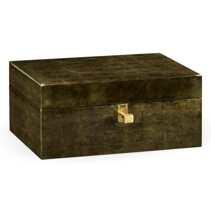 Dark Bronze Rectangular Box