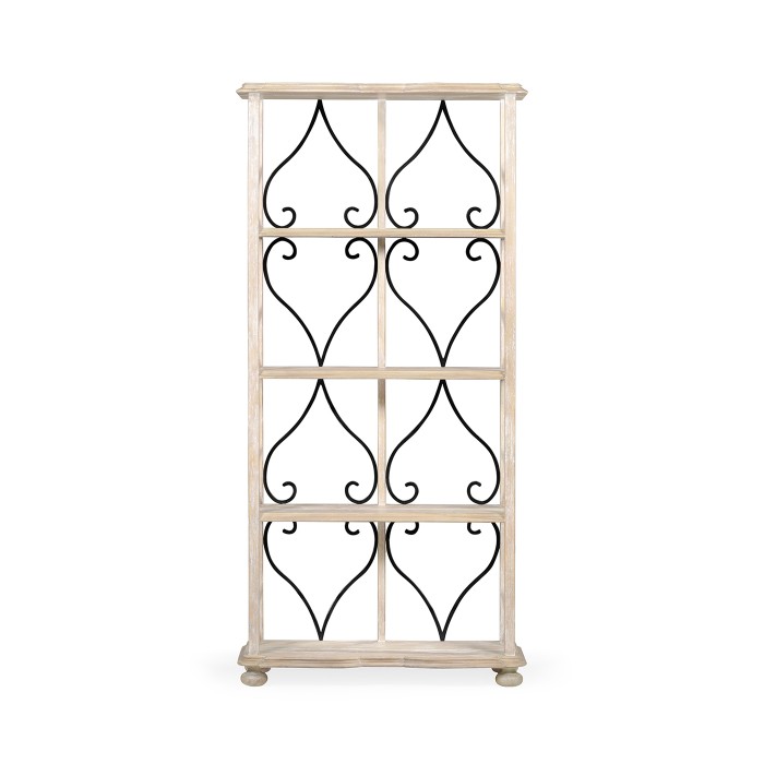 Four-Tier Étagère in Limed Acacia