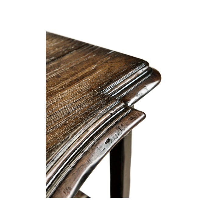 Two-Tier Étagère in Rustic Walnut