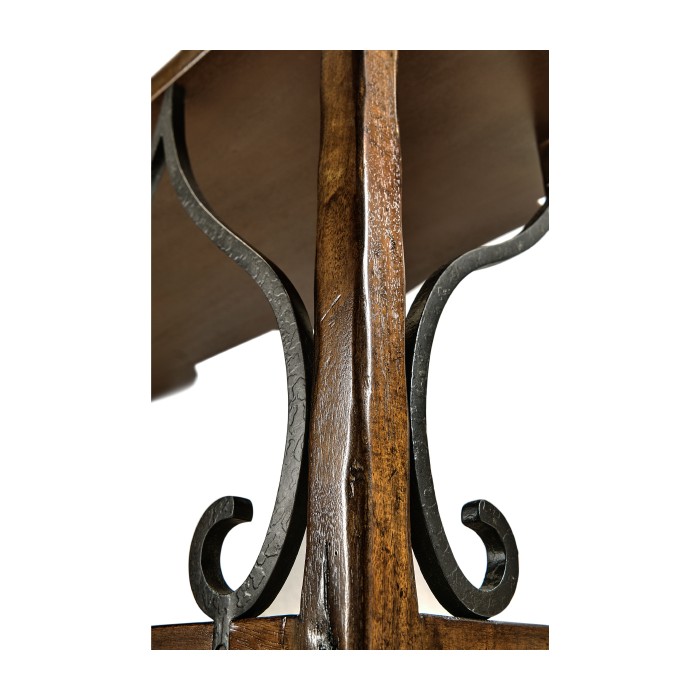 Two-Tier Étagère in Rustic Walnut