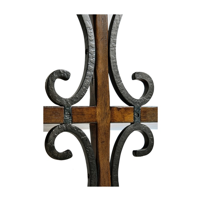 Two-Tier Étagère in Rustic Walnut