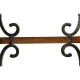 Two-Tier Étagère in Rustic Walnut