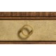 Narrow desk with brass detailing