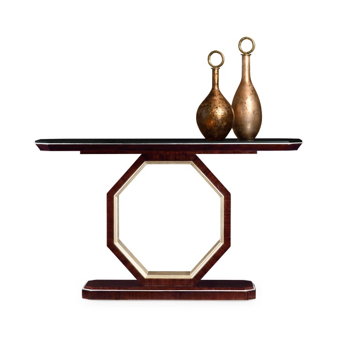 Black Eucalyptus Console Table