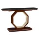 Console table with black marble top