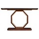 Console table with black marble top