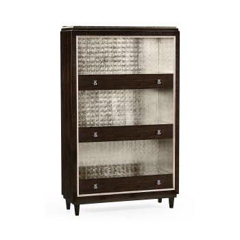 Black Eucalyptus Three-Shelf Bookcase