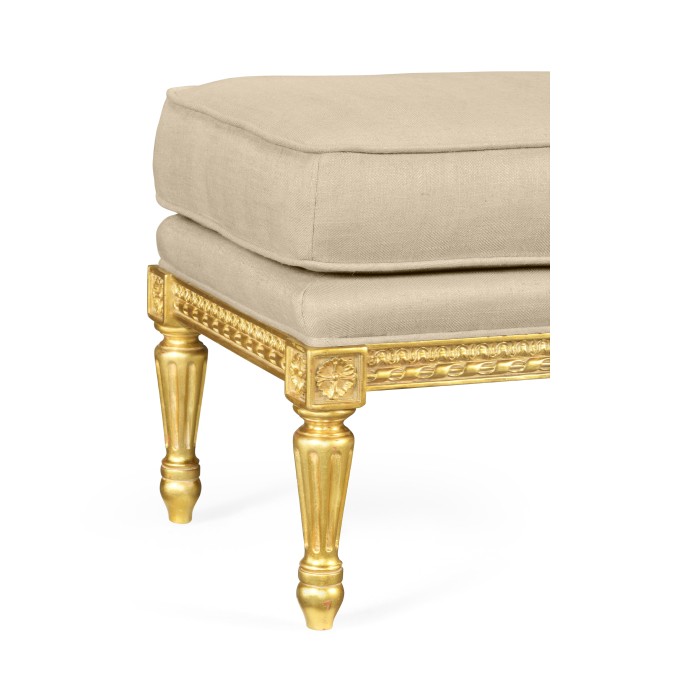 Versailles Gold-Leaf Footstool