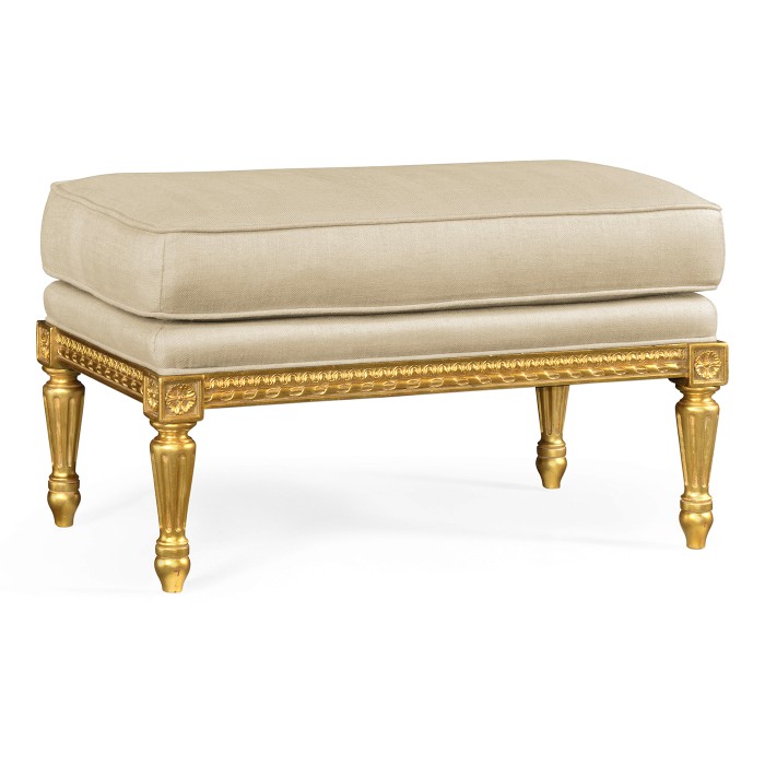 Versailles Gold-Leaf Footstool