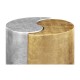 Circular Two-Piece Yin & Yang Gilded & Silver Drinks Table