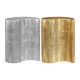 Circular Two-Piece Yin & Yang Gilded & Silver Drinks Table