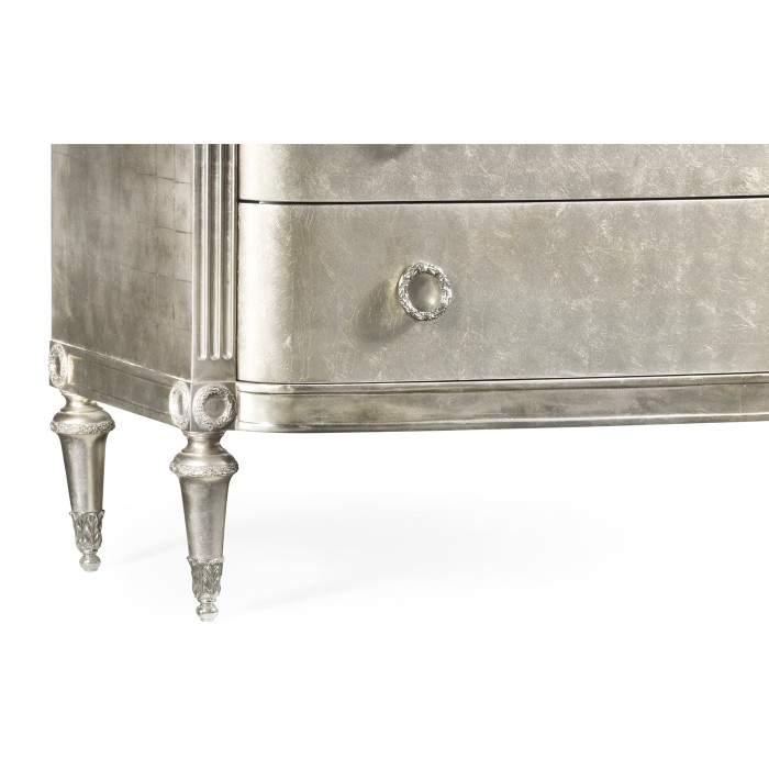 Silver Espresso Chest of Drawers