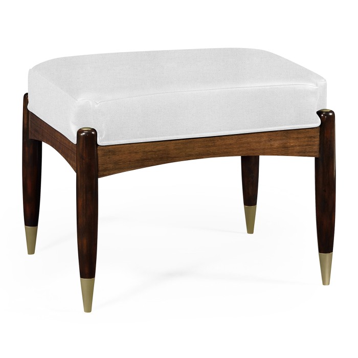 Contemporary Hyedua & Ebonised Stool