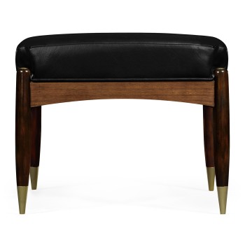 Contemporary Hyedua & Ebonised Stool