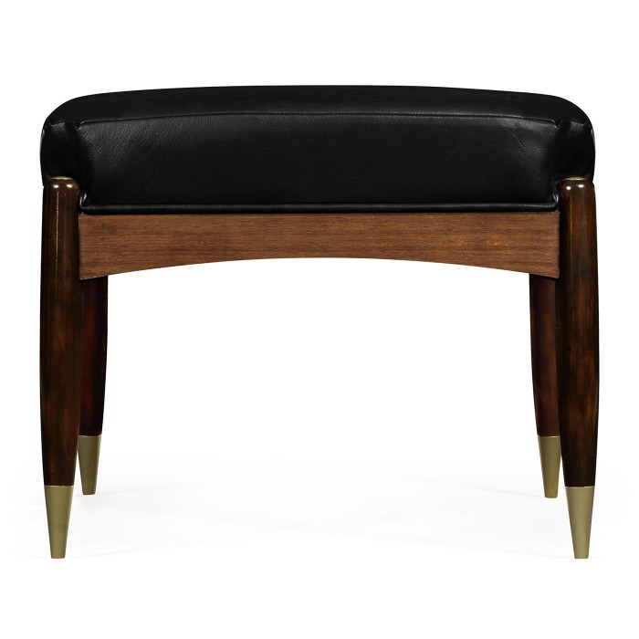 Contemporary Hyedua & Ebonised Stool