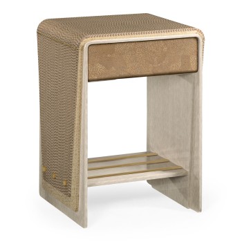 Brown Italian layer end table