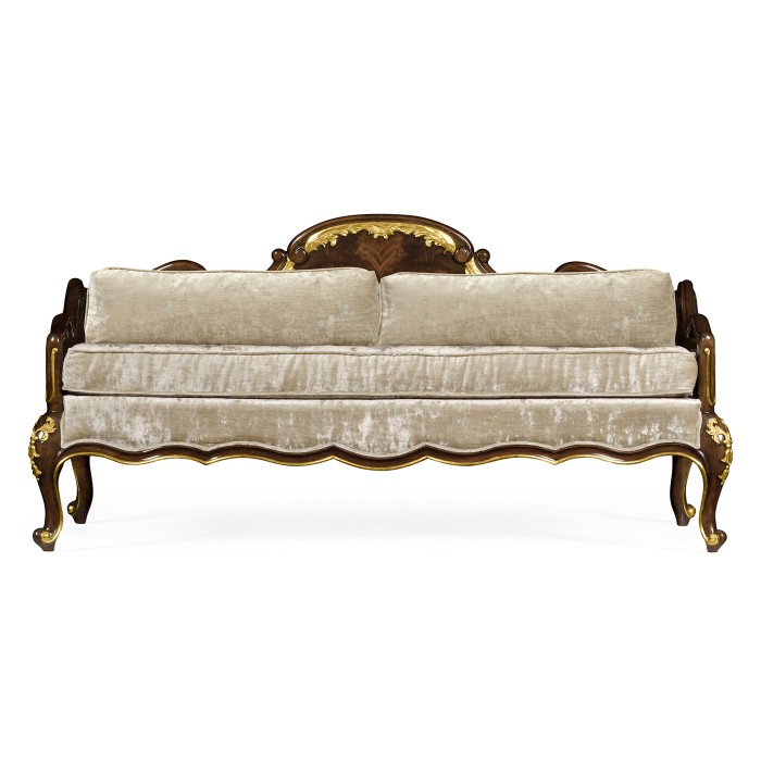 Bedroom Bench with Gilded Carving