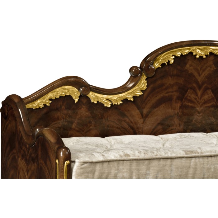 Bedroom Bench with Gilded Carving