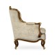 Bergère Arm Chair with Gilded Carving