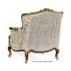 Bergère Arm Chair with Gilded Carving