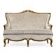 Bergère Two Seater Sofa with Gilded Carving