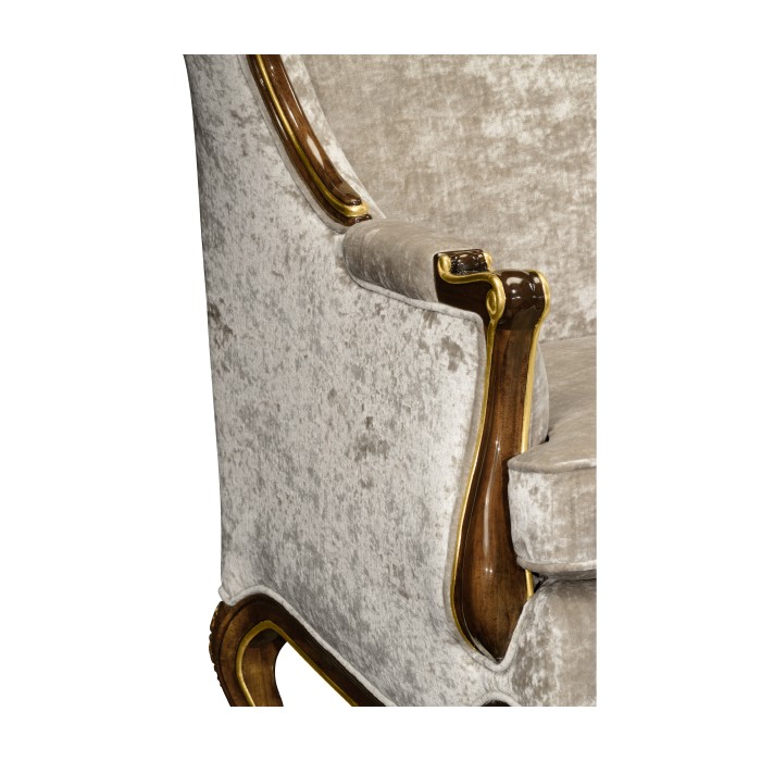 Bergère Two Seater Sofa with Gilded Carving