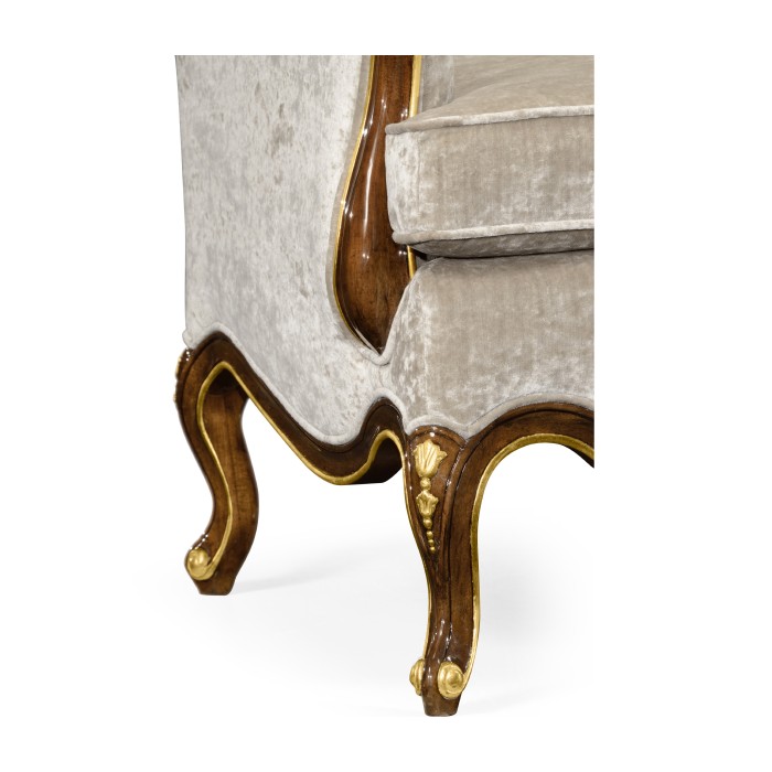 Bergère Two Seater Sofa with Gilded Carving