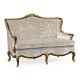 Bergère Two Seater Sofa with Gilded Carving