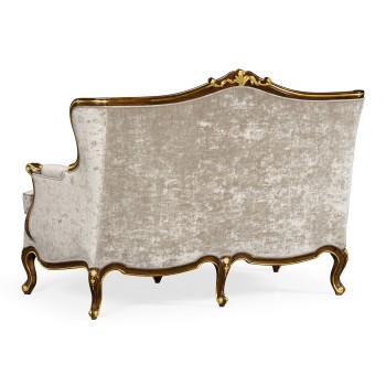 Bergère Two Seater Sofa with Gilded Carving
