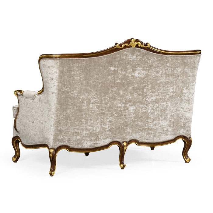 Bergère Two Seater Sofa with Gilded Carving
