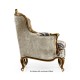 Bergère Two Seater Sofa with Gilded Carving