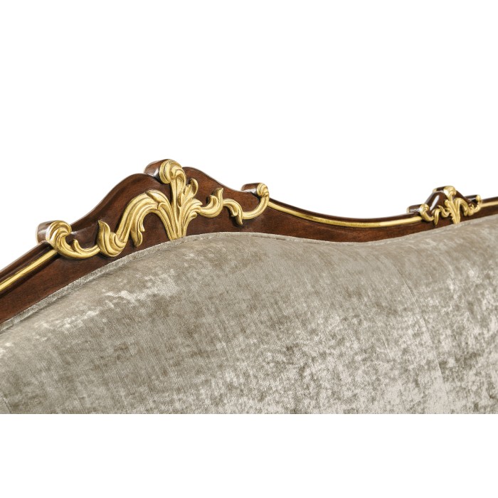 Bergère Three Seater Sofa with Gilded Carving