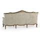 Bergère Three Seater Sofa with Gilded Carving