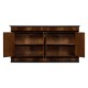 Regency mahogany sideboard with brass handles