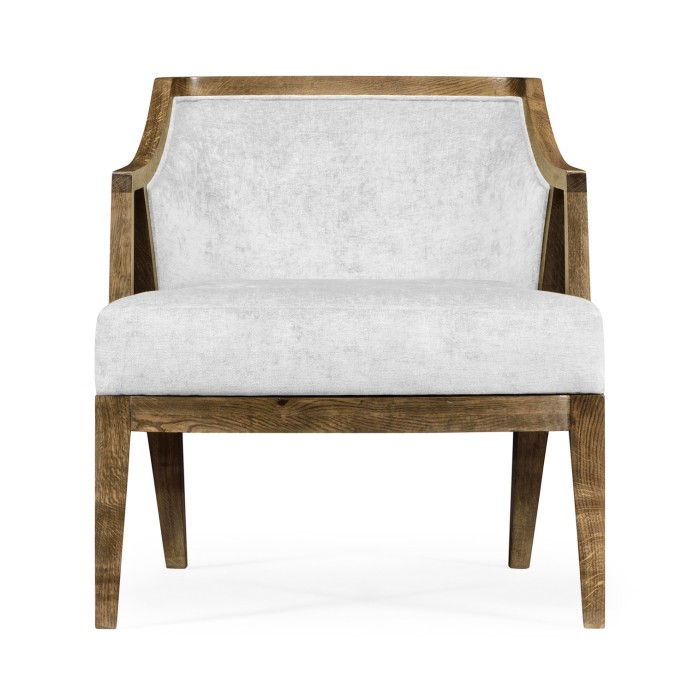 Langkawa Oak & Rattan Occasional Chair