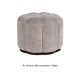 Langkawi Walnut Circular Ottoman