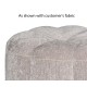 Langkawi Walnut Circular Ottoman