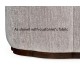 Langkawi Walnut Circular Ottoman