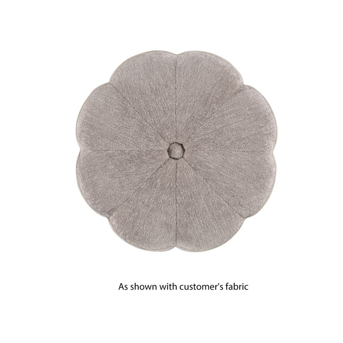 Langkawi Walnut Circular Ottoman