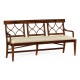 Buckingham Three Seater Mahogany Bench