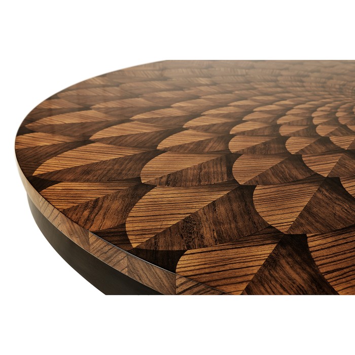 Feather Inlay Coffee Table