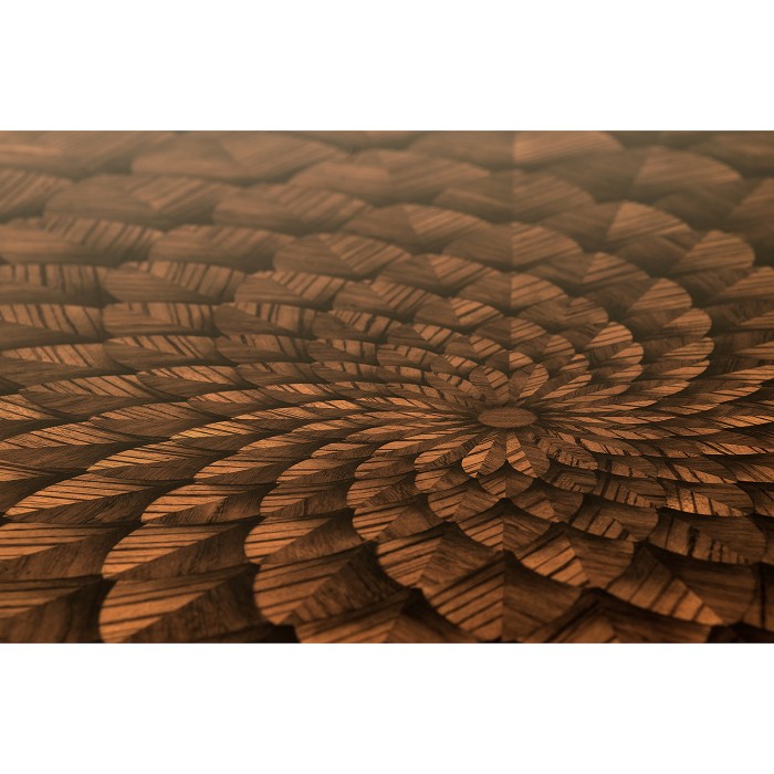Feather Inlay Coffee Table