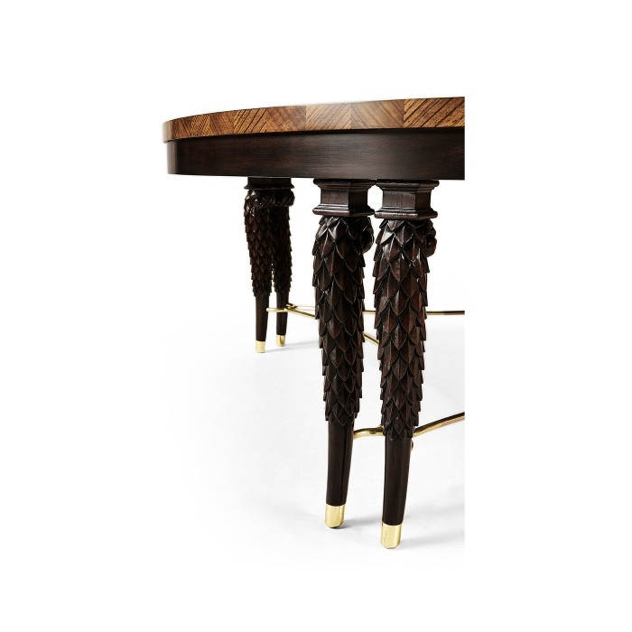 Feather Inlay Coffee Table