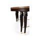 Feather Inlay Coffee Table